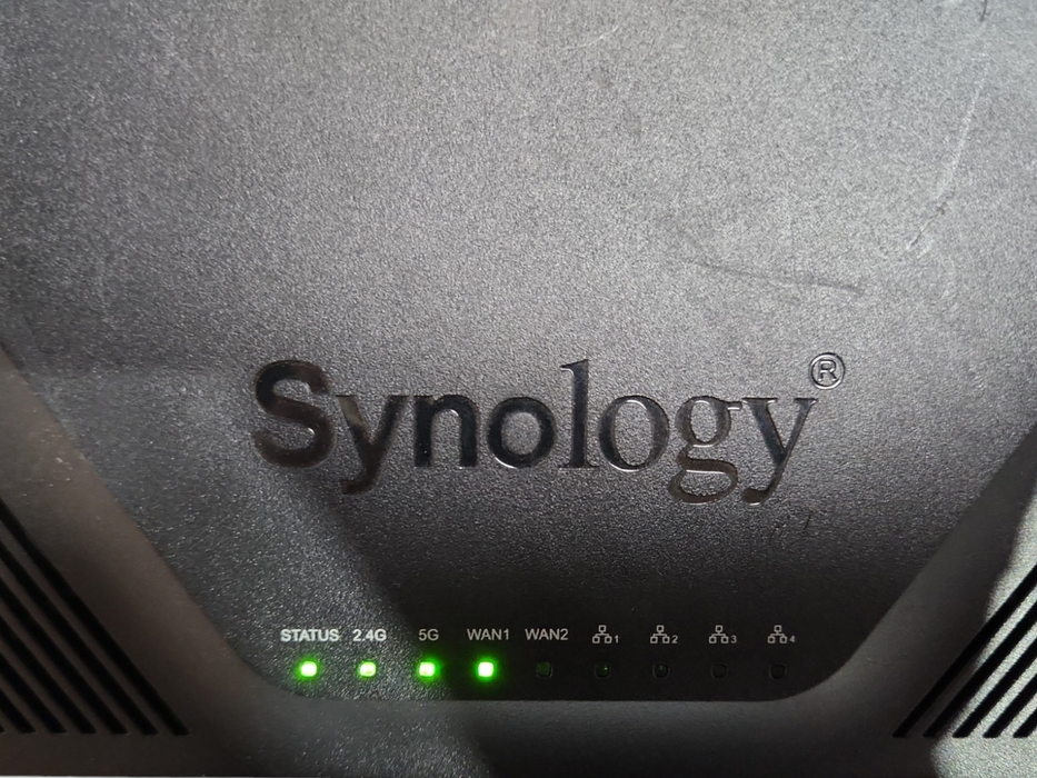 Synology RT2600ac, 4x4 dual-band Gigabit Wi-Fi router, No Power Supply