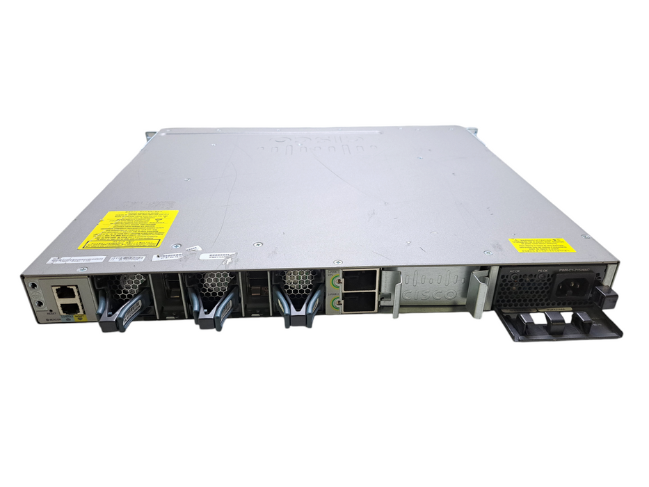 Cisco WS-C3850-12X48U-S | 48-Port UPoE (12x 1/10G) Switch w/ C3850-NM-2-10G