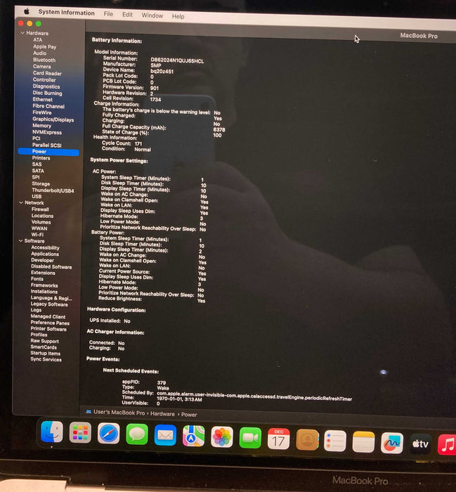 Apple MacBook Pro 15"  2019 i9 9880H 32GB 512 SSD Radeon Pro 560X GPU READ!