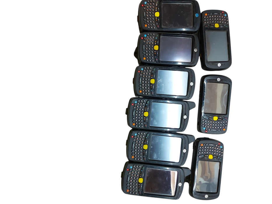 Lot of 9x - Motorola MC67NA Barcode Scanner NO BATTERY *READ*