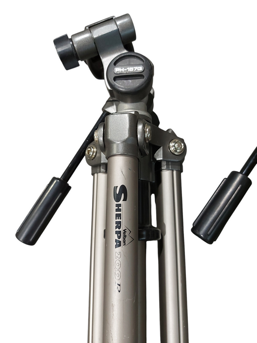 LOT 2X - Velbon Sherpa 200r Tripod, Velbon PH 157Q - Very Good Condition