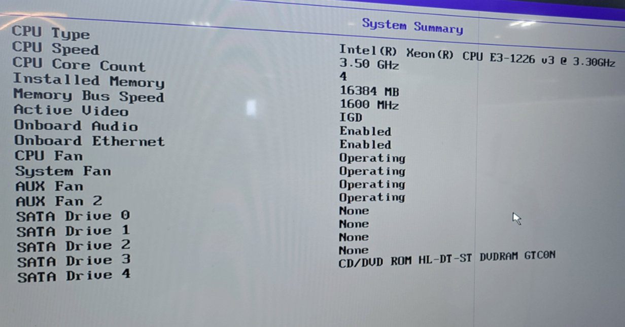 Lenovo ThinkServer TS140|Xeon E3-1226 v3 CPU |16GB DDR3|No HDD