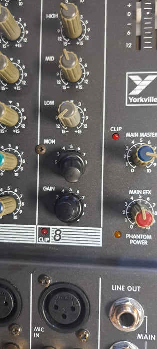 Yorkville MP8DX Powered Mixer | READ