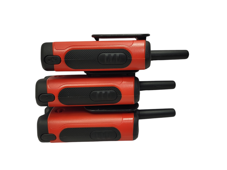 MOTOROLA T265 Rechargeable Emergency Preparedness 2-Way Radio Orange (3 Pack) $