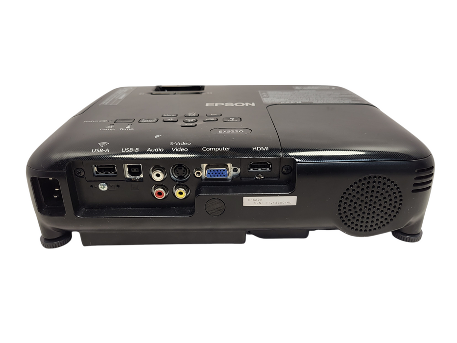 Epson EX5220 3LCD Projector HD 1080i HDMI Lamp hour: 1449h No Remote $