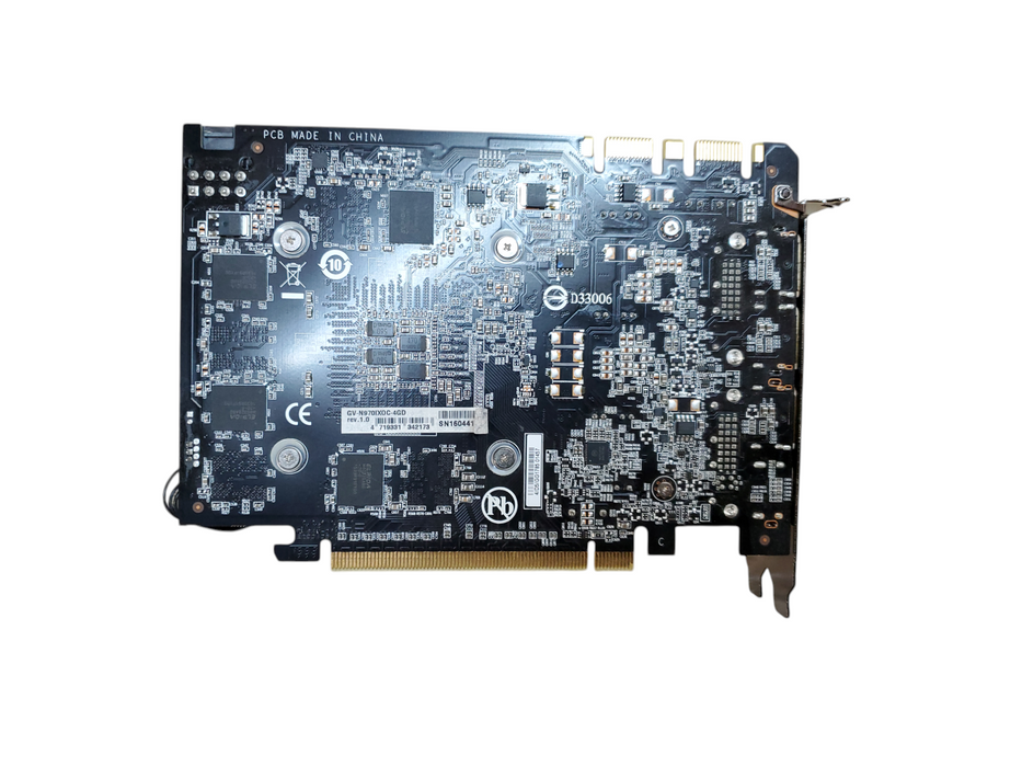 Gigabyte Geforce GTX 970 4GB GDDR5 Graphics Card GV-N970IXOC-4GD