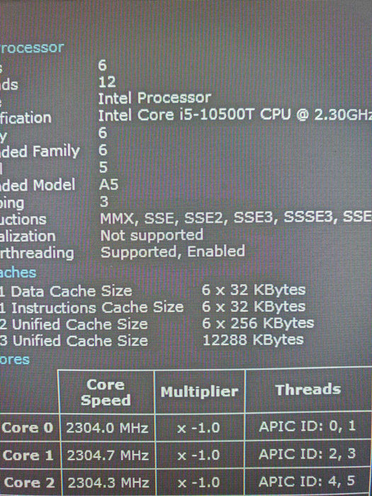 Dell OptiPlex 3080 i5-10500T @2.30GHz 16GB DDR4 256GB SSD WIFI