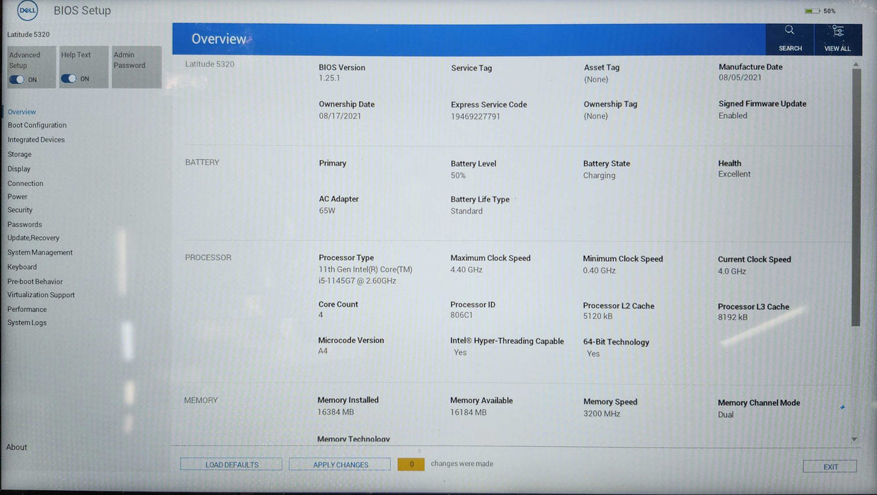 Dell Latitude 5320 13" FHD, i5-1145G7 2.60GHz, 16GB DDR4, 256GB NVMe, 65W  Lap200