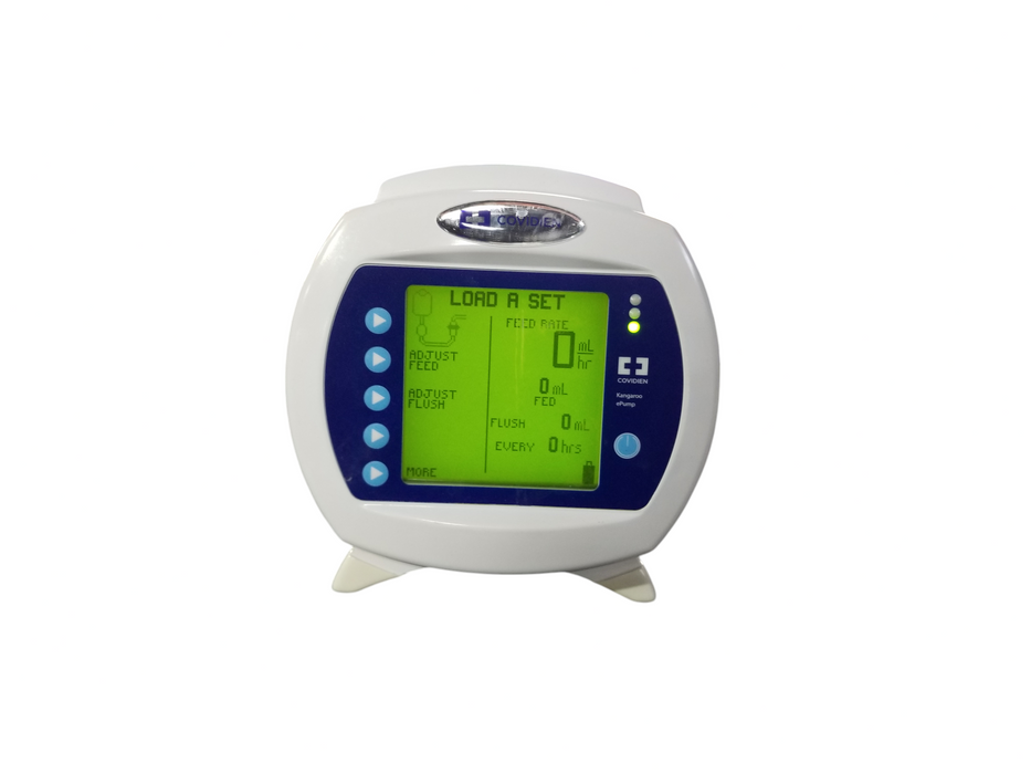 Covidien Kangaroo Enteral Feeding ePump w/ Pole Clamp & Power Supply