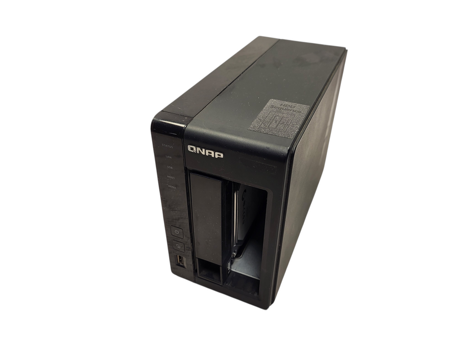 QNAP TS-219P II 2-Bay All-In-One NAS Server + 1x 1TB HDD No AC $