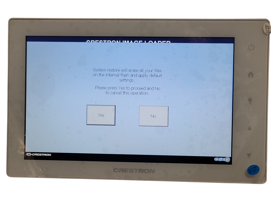 CRESTRON TSW-750-W-S 7" Touch Screen Control Panel _