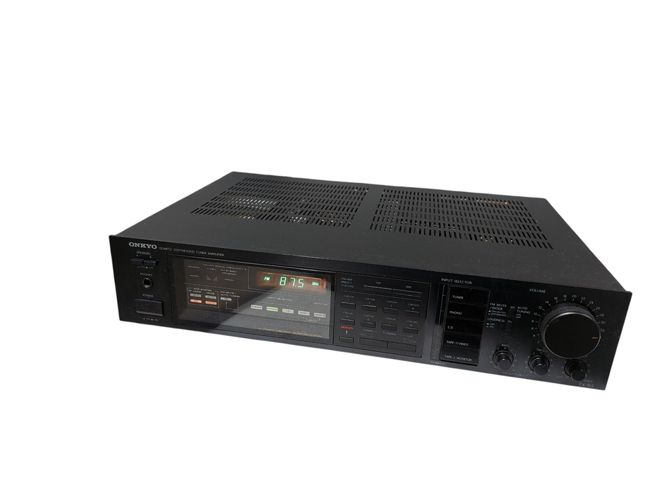 ONKYO Quarts Synthesized Tuner Amplifier Model: TX-80 =