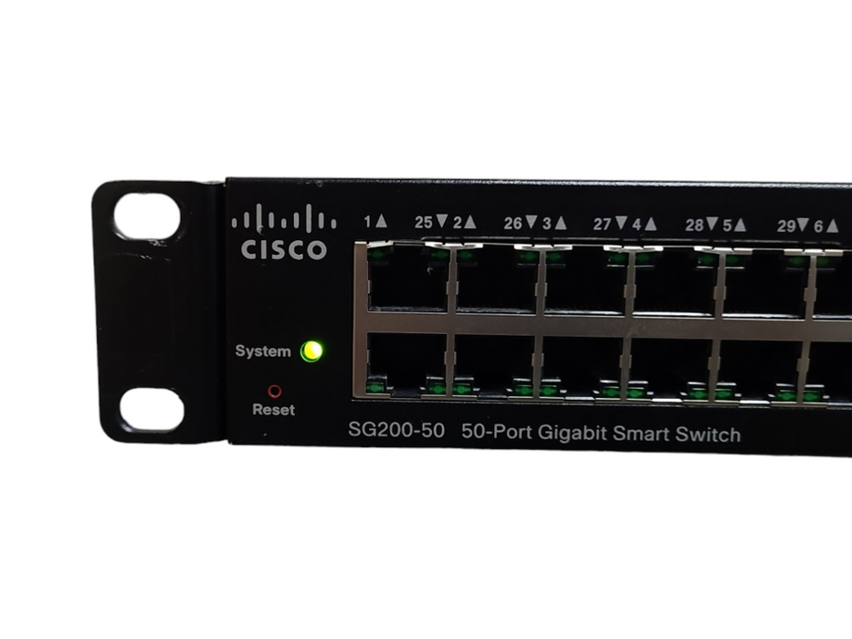 Cisco SG200-50, 50-Port Gigabit Smart Switch, 2x SFP Q