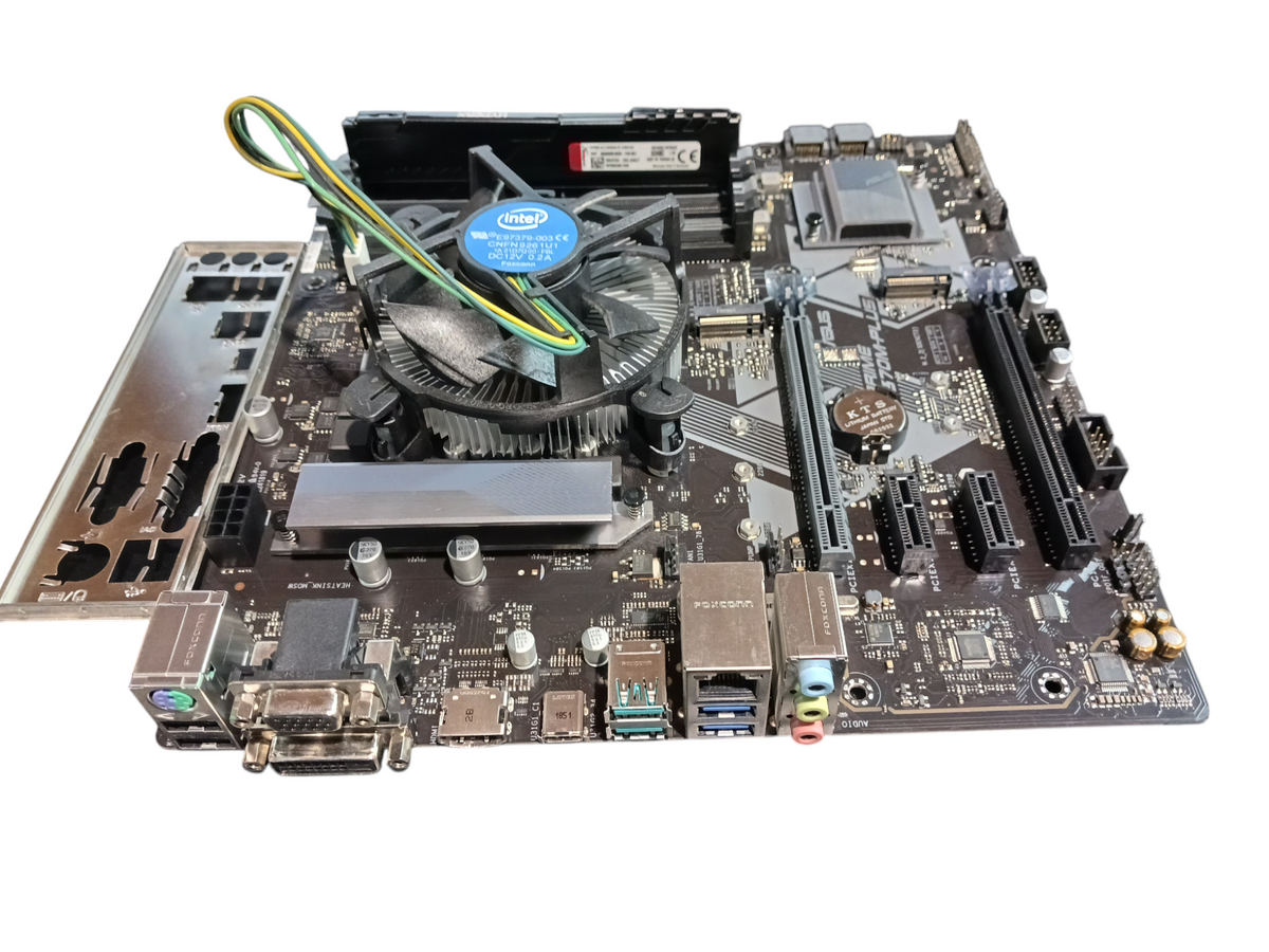 Asus Prime H370M-Plus Motherboard & Intel i5-9400 8GB DDR4 I/O