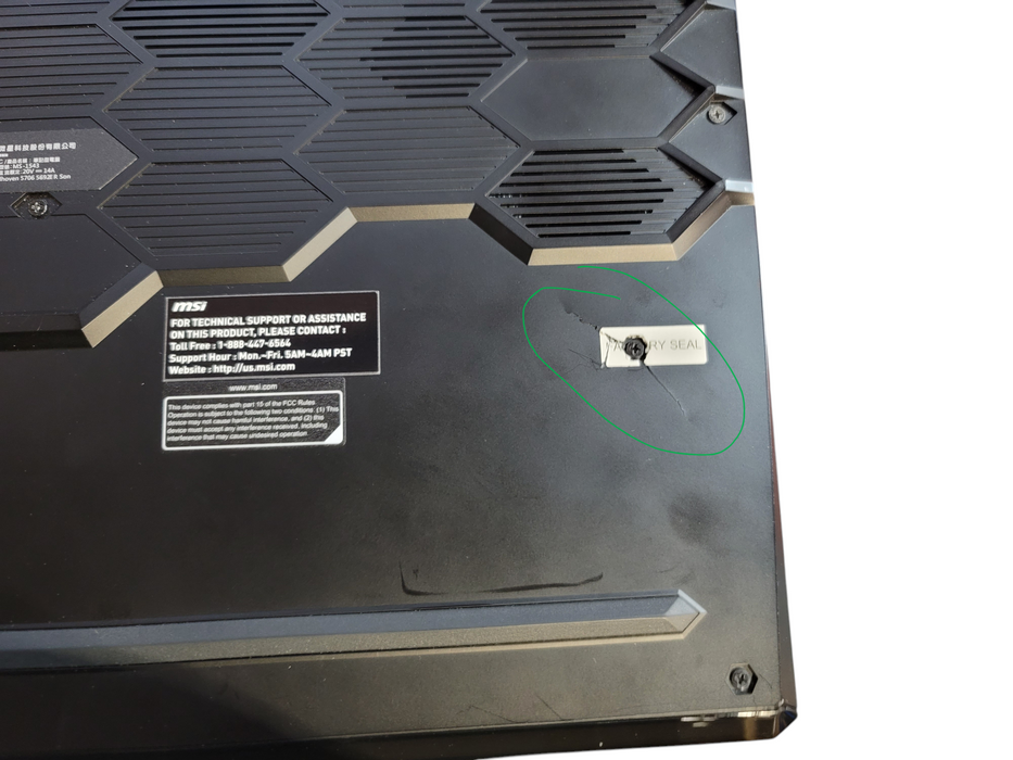 MSI Raider GE66 i9-11980HK 32GB DDR4 RTX 3070 512GB NVMe // No adapter  β Lap200