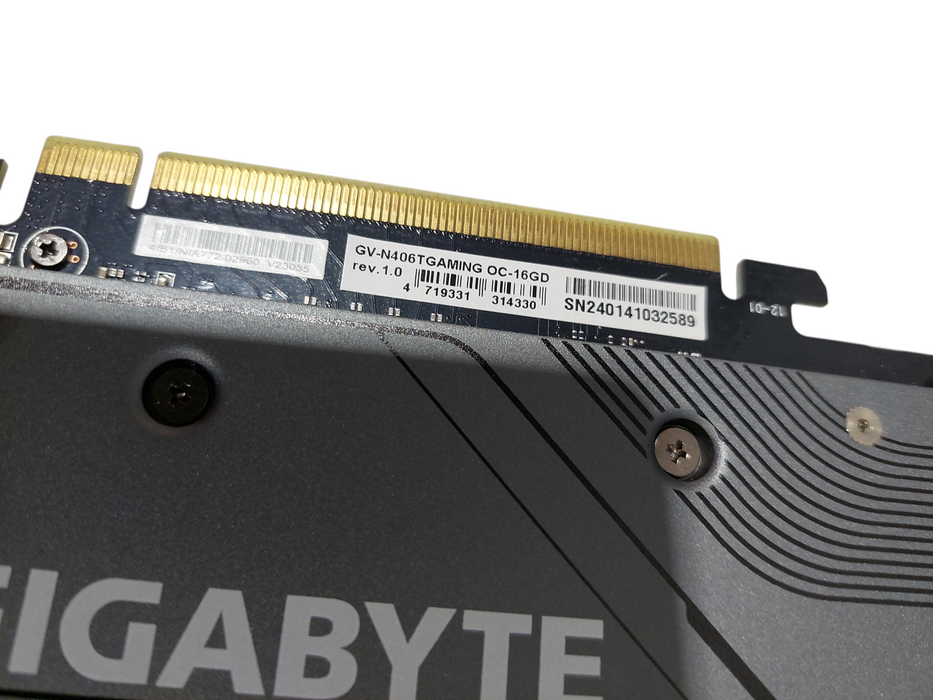 Gigabyte GeForce RTX 4060TI OC 16GB , ( Parts ) =