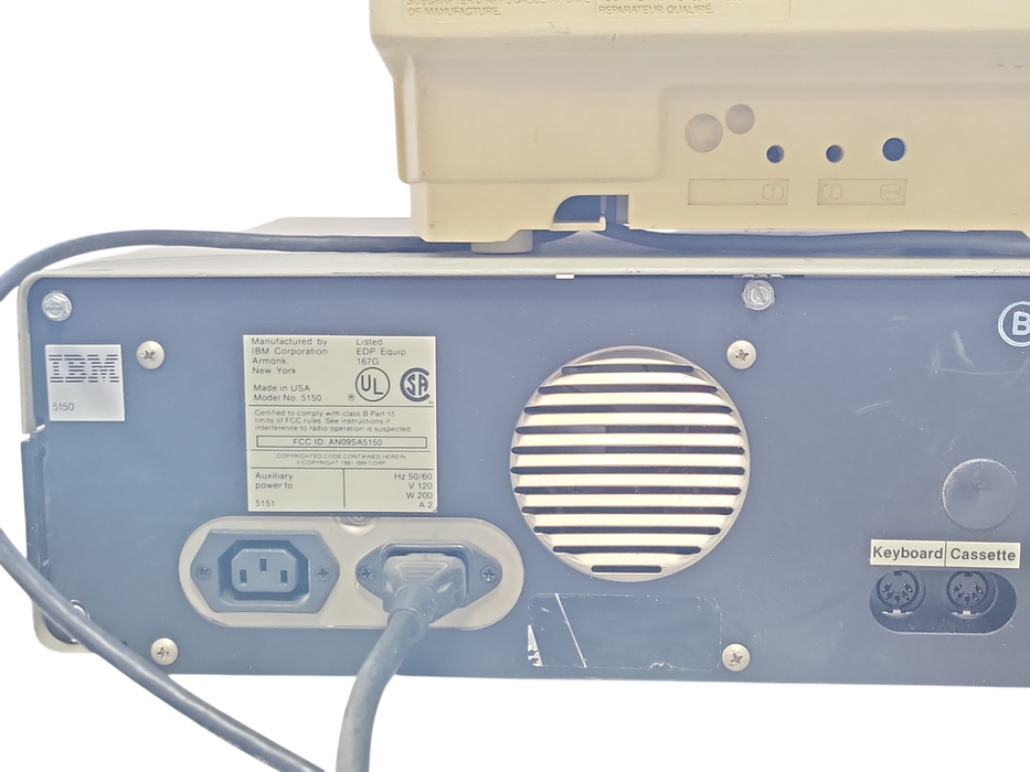 IBM Personal Computer 5150 with DataTrain V242A monitor _