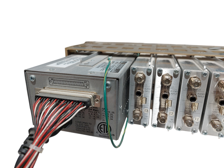 Drake PSM121 Power Supply With 12 Drake VMM600 Q=