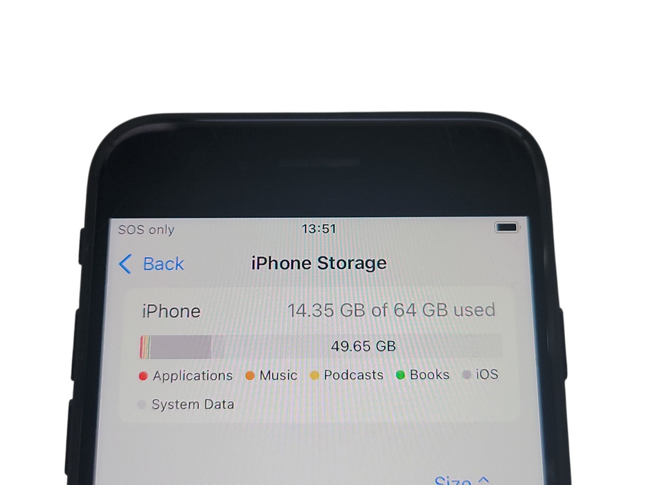 Apple iPhone SE 3 - 64GB - Black [A2595]