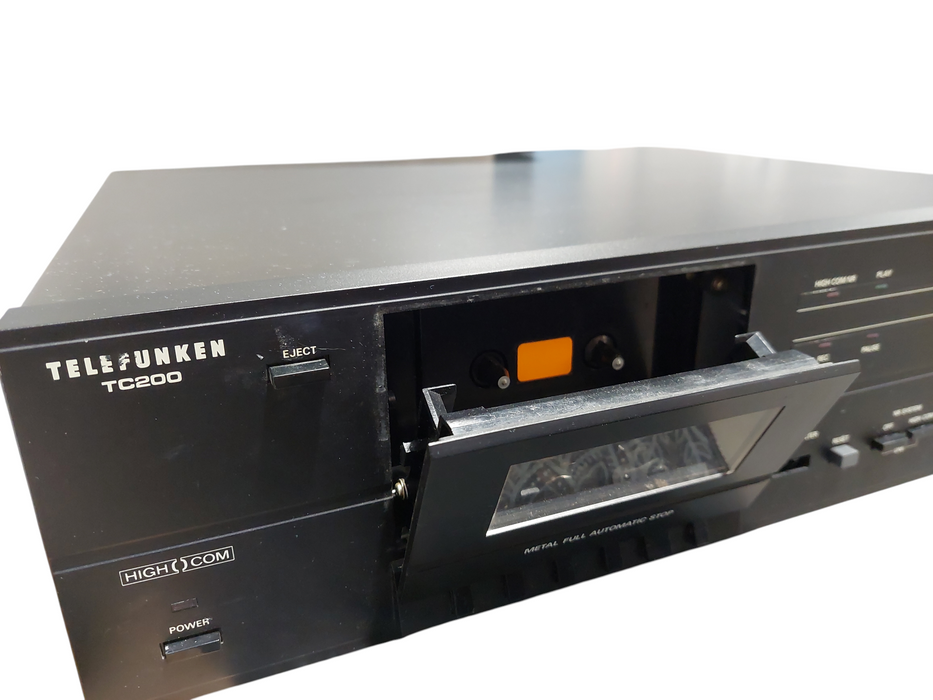 Vinatge Telefunken Model:TC200 Cassette Player/Recorder High Com =