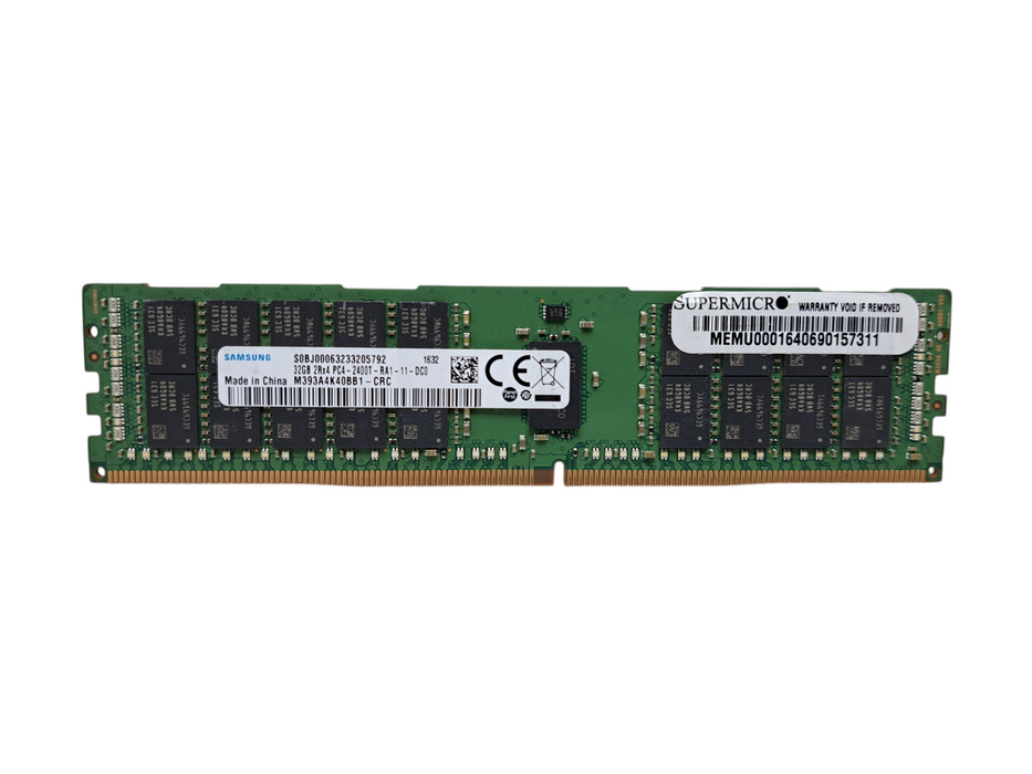 Samsung 32GB 2Rx4 PC4-2400T-RA1-11 | DDR4 Server Memory Q)