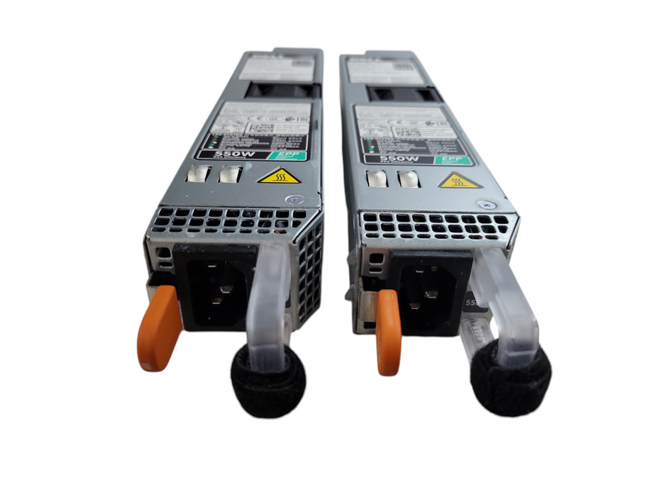 Lot of 2x - Dell PowerEdge D550E-S1 550W 80Plus Platinum Power Supply 6V43G %