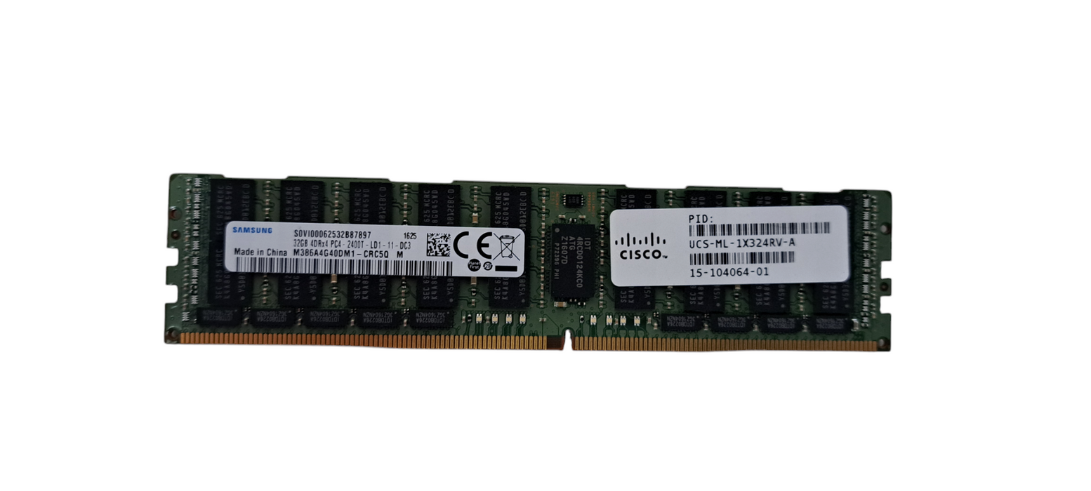 Samsung 32GB DDR4-2400 ECC Registered RDIMM Server Memory M386A4G40DM1-CRC Q