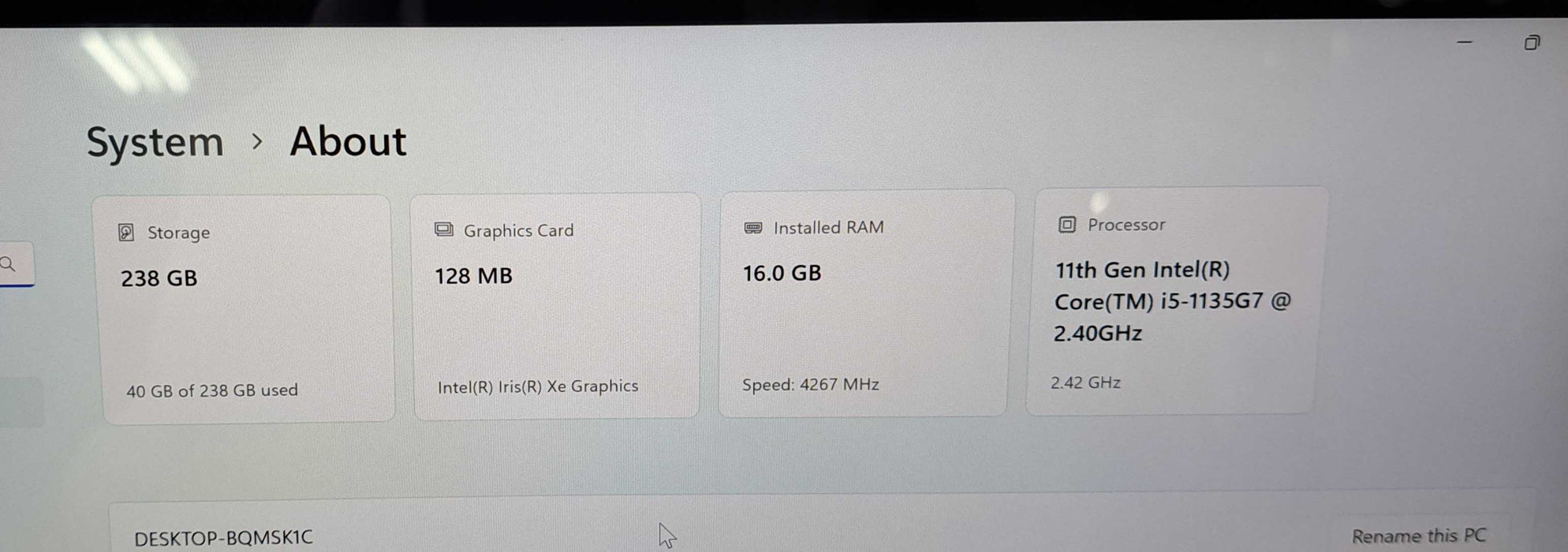 Microsoft Surface Pro 7+ LTE | i5-1135G7 @2.40GHz, 16GB DDR4, 256GB NVMe