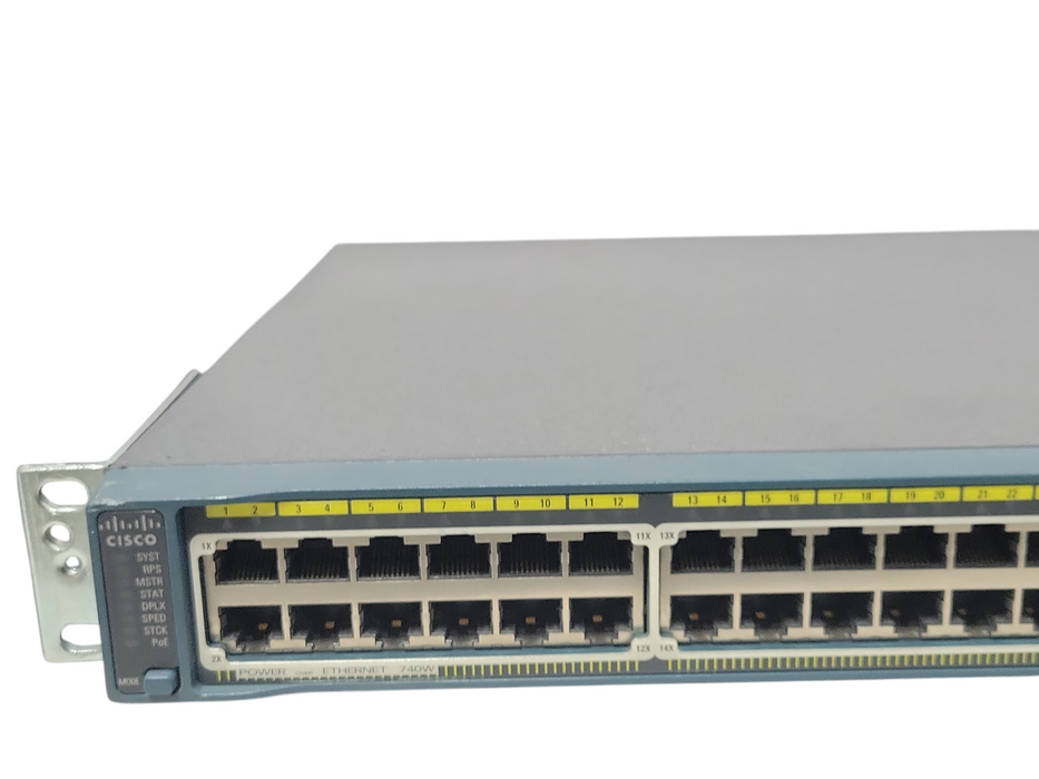 Cisco WS-C2960S-48FPS-L V03 48 Port Gigabit PoE+ Managed Switch Q_