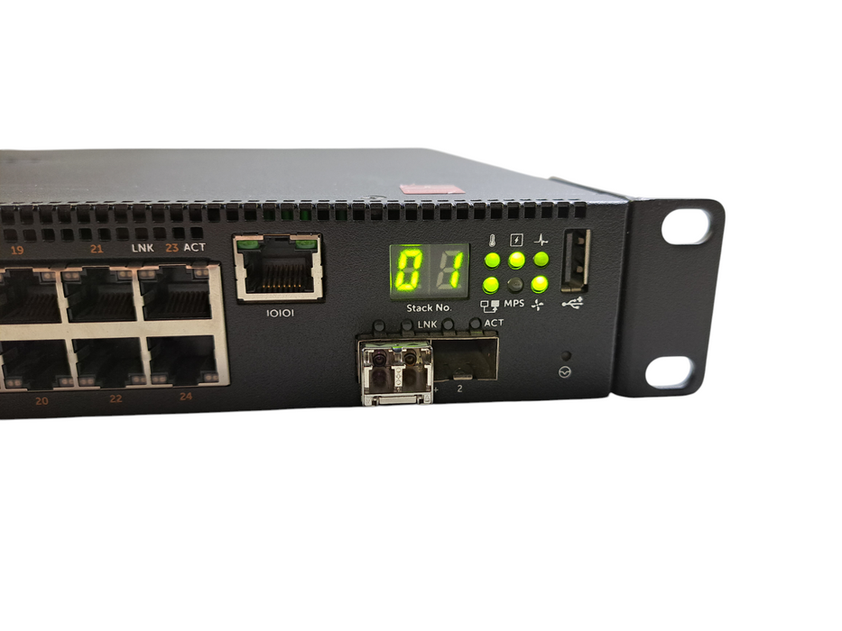 Dell N2024P | 24-Port Gigabit PoE+ Managed Switch w/ 2x 10G SFP+