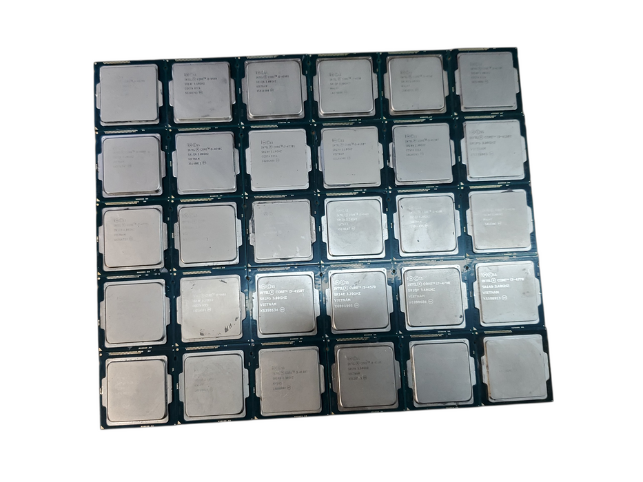 Lot of 180x, 2nd to 4th Gen i-series Desktop CPUs (CPU24-65)