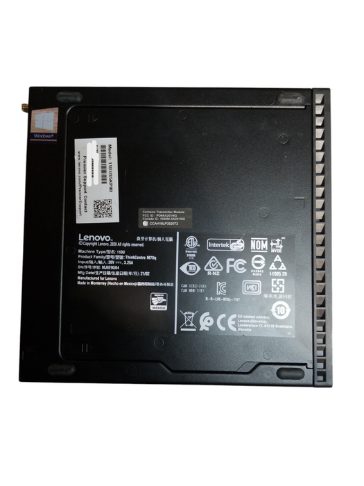 Lenovo ThinkCentre M70q USFF, Core i5-10400T 2.00GHz, 16GB RAM - No SSD/HDD Q