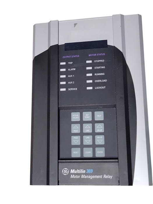 GE Multilin 369 Motor Management Relay 369-HI-R-M-0-E-0-E F/W: 53CMC331.000 _