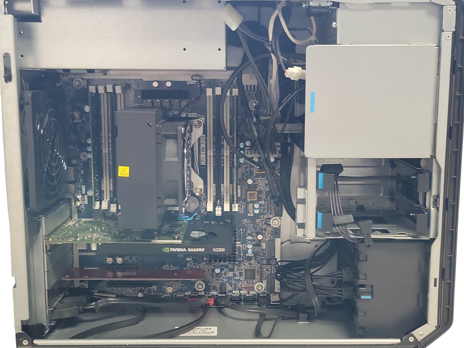 HP Z4 G4 WS Xeon W-2123 3.60GHz 16GB DDR4 1TB M.2 SSD 750W PSU, K2200 GPU _
