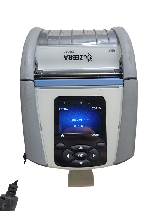 Zebra ZQ620 Direct Thermal Label Printer Wi-Fi Bluetooth | NO Battery Q)