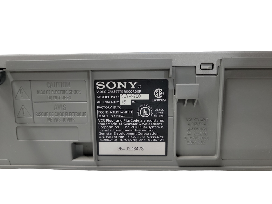 Sony VCR SLV-N700 Hi-Fi Video Cassette Recorder Player