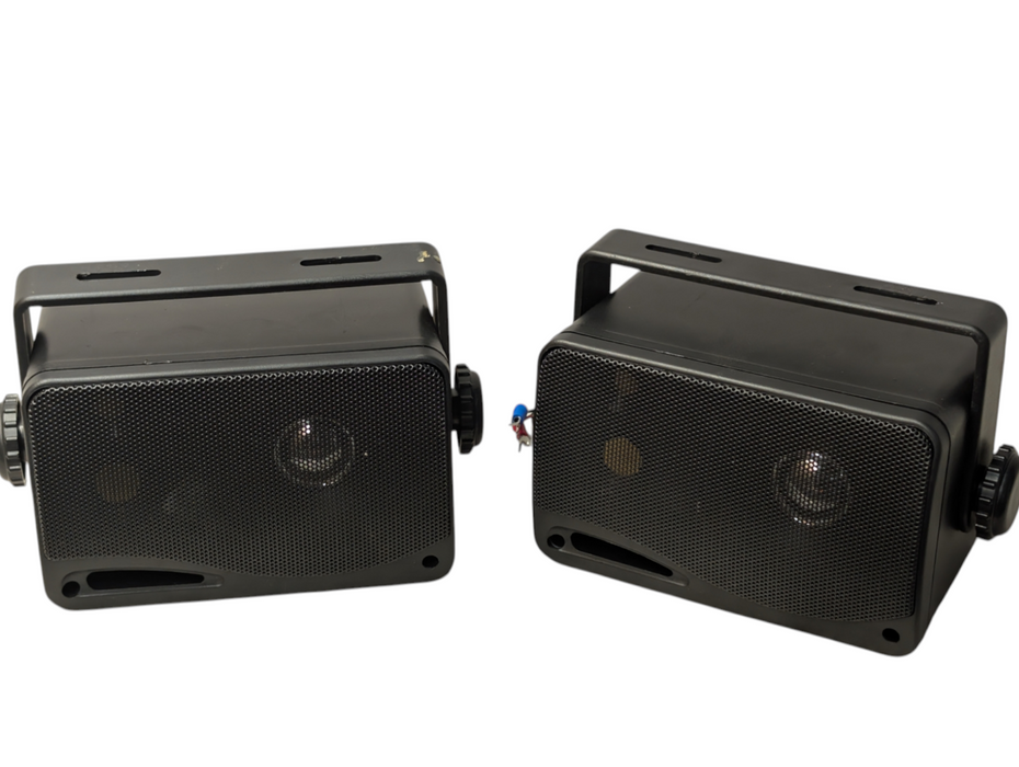 Pair of PYLE Hydra 3-Way mini Box Speakers PLMR24B 4 OHM 200W  -