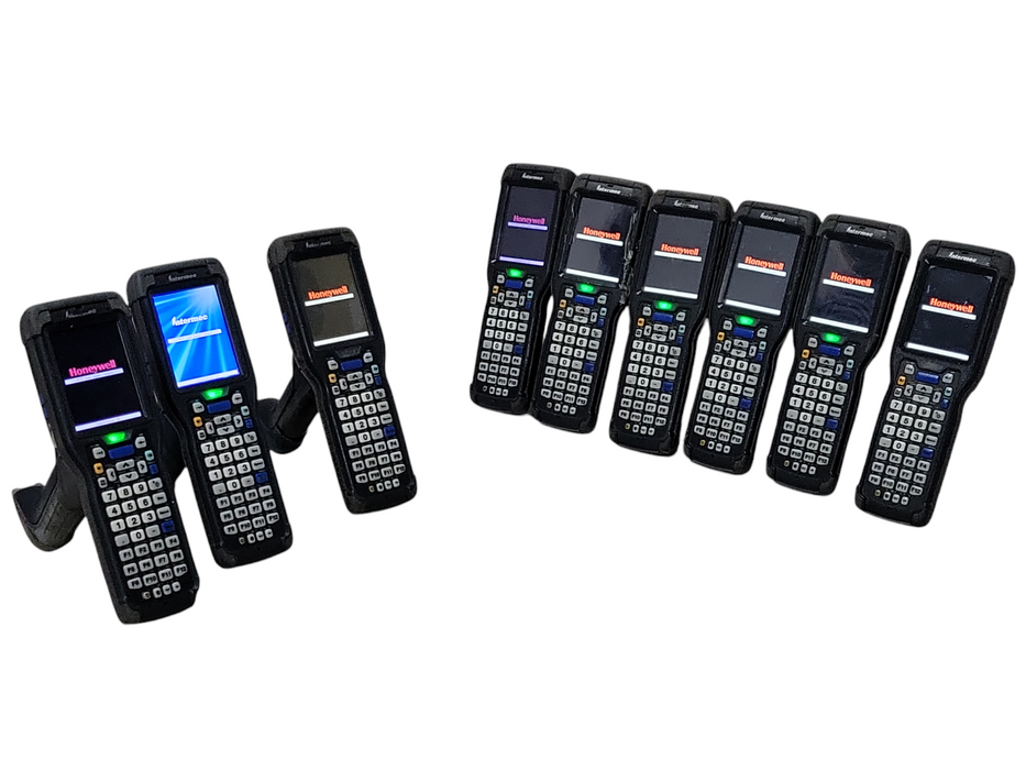 Lot of 9x Intermec/Honeywell CK71 SERIES Barcode scanners w/ Battery, READ _