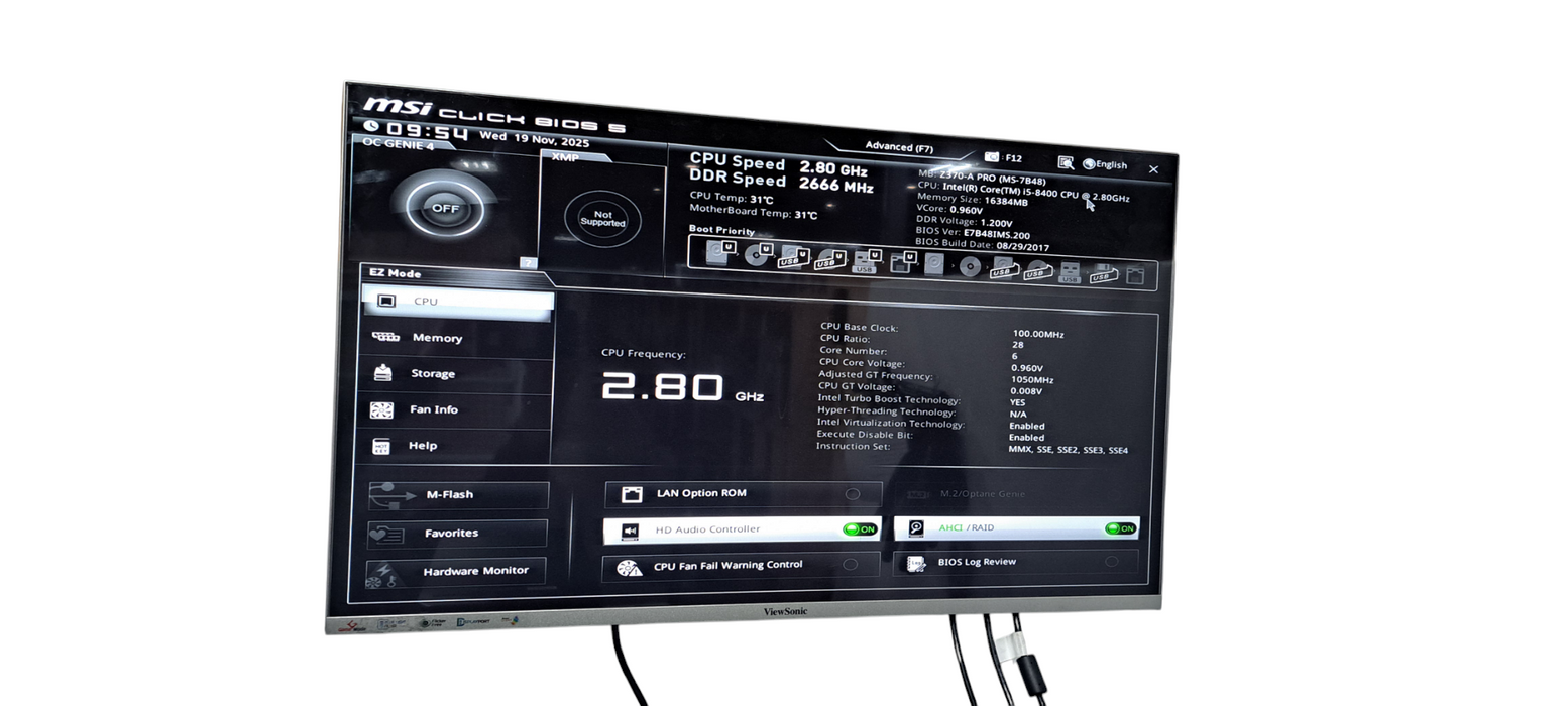 Custom PC i5-8400|16GB DDR4 RAM|256GB NVMe|Quadro K620 GPU