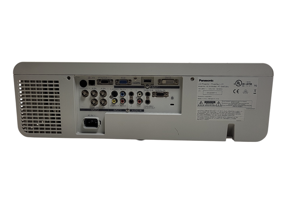 Panasonic PT-EW530U 4500 lumens WXGA Conference Room Projector $