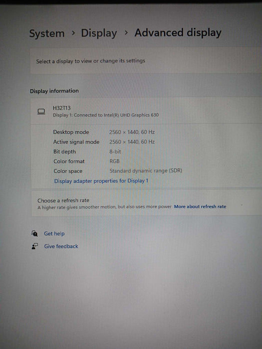 KTC H32T13 32" 1440P 2K 60Hz HMDI DP Monitor