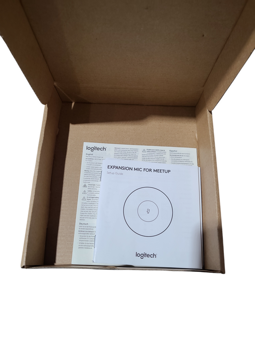Logitech 889-000130 Expansion Mic for Meetup *READ*