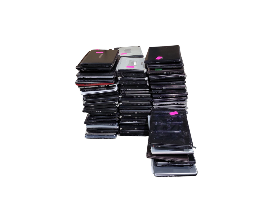 Lot 100x Mixed brand i-series Laptops AS-IS