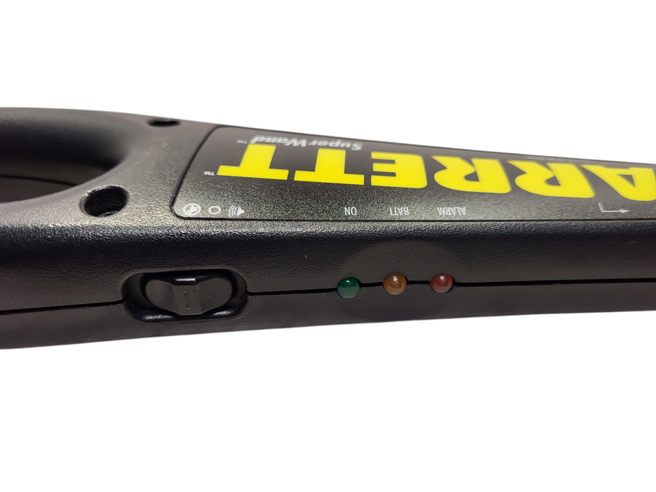 Garrett SuperWand Handheld Metal Detector Security Wand Model 1165800  Q$