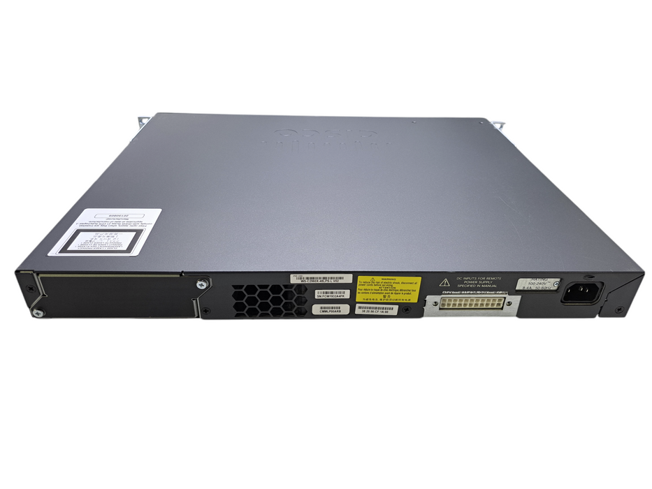 Cisco WS-C2960X-48LPS-L V02 | 48-Port Gigabit PoE+ 370W Switch w/ 4x SFP