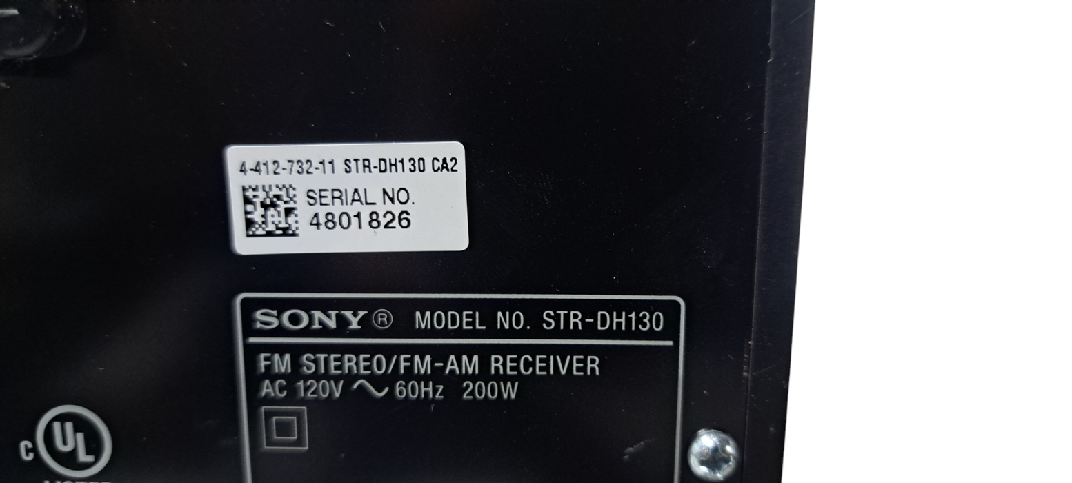 Sony STR-DH130 Home Theater Stereo Receiver