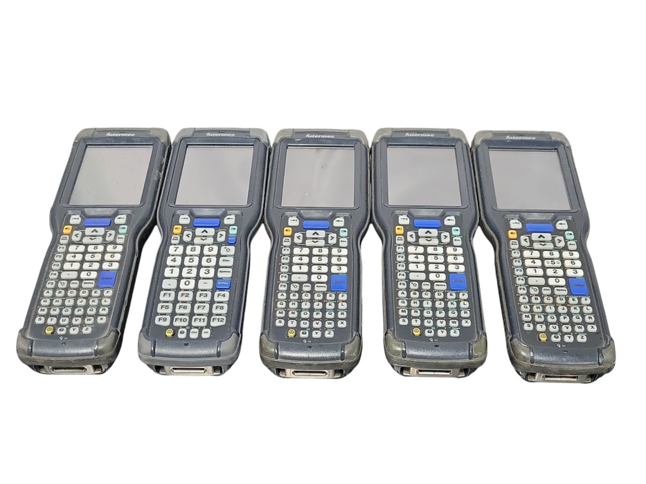 Lot of 5x Intermec CK71 Series handheld barcode scanners, READ _