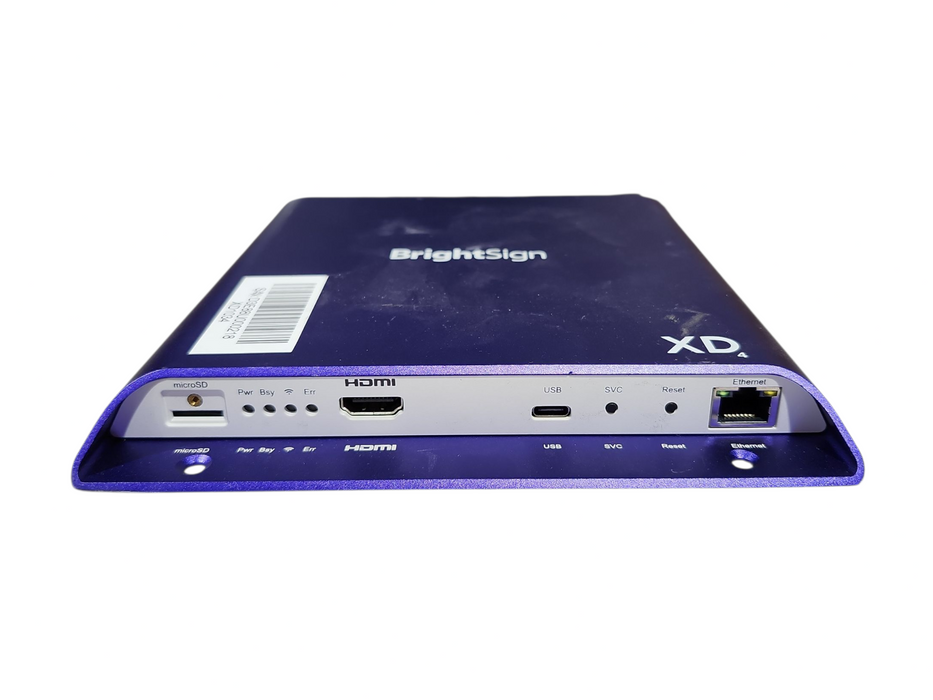 BrightSign XD1034 Expanded I/O Player, H.265, True 4K, Dual Video XD4