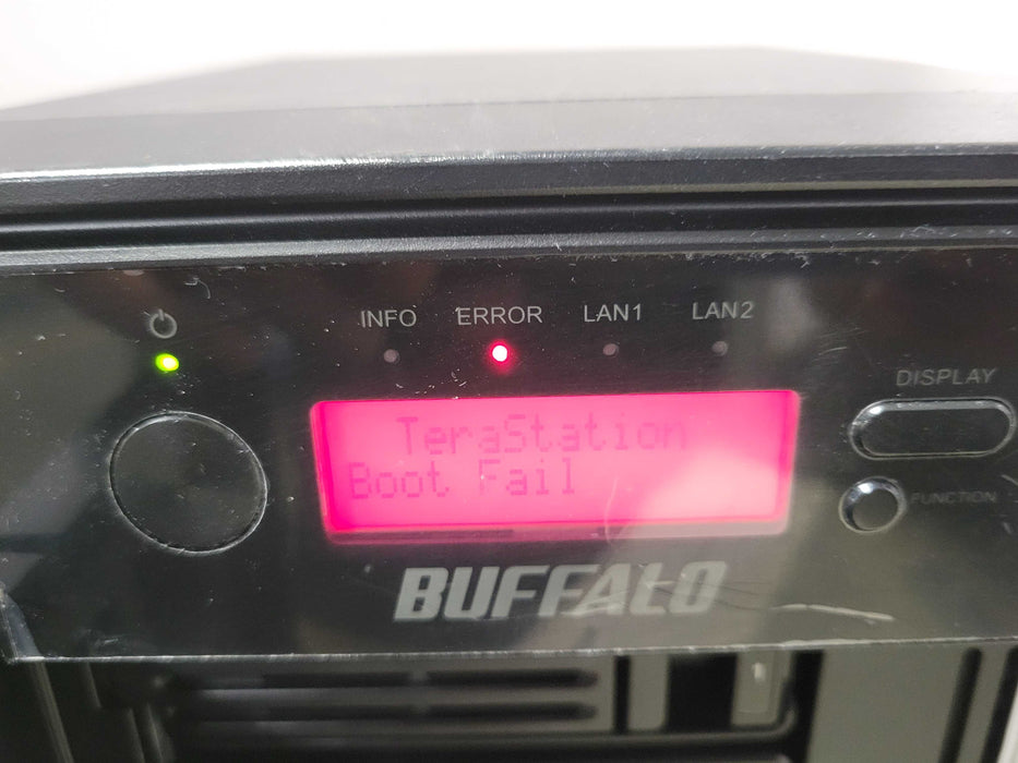 Buffalo Terastation WS5600D1206 6-Bay NAS with HDD Caddies, READ _