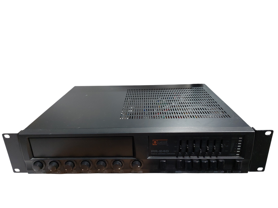 Quest Commercial Model: PR-240 Public Address Amplifier  =